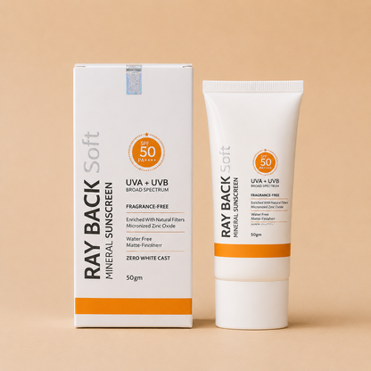 Ray Back Soft Mineral Sunscreen 50gm