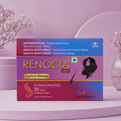 Renocia Diva Hair Cyclical Therapy Tablets for Women
