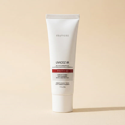 Uvicoz IR Ultra Matte Finish Dry Touch Sunscreen Gel SPF 50+ PA++++ (50gm)