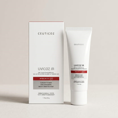 Uvicoz IR Ultra Matte Finish Dry Touch Sunscreen Gel SPF 50+ PA++++ (50gm)