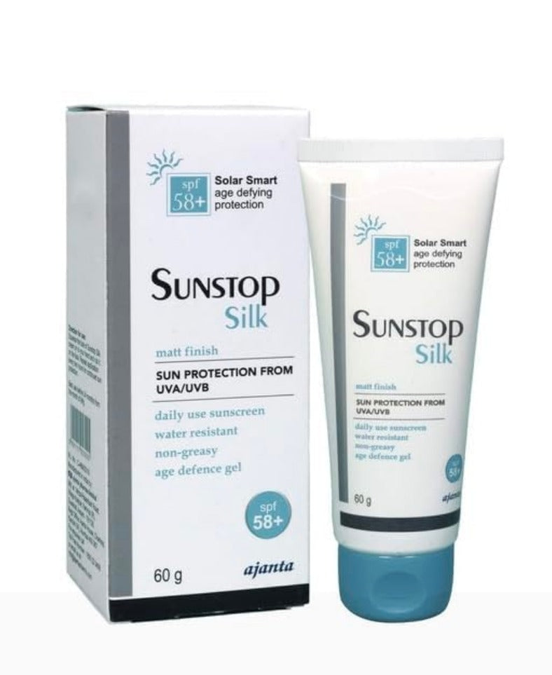 Sunstop Silk Matte Skin Feel Sunscreen Gel SPF 58+ (50g)