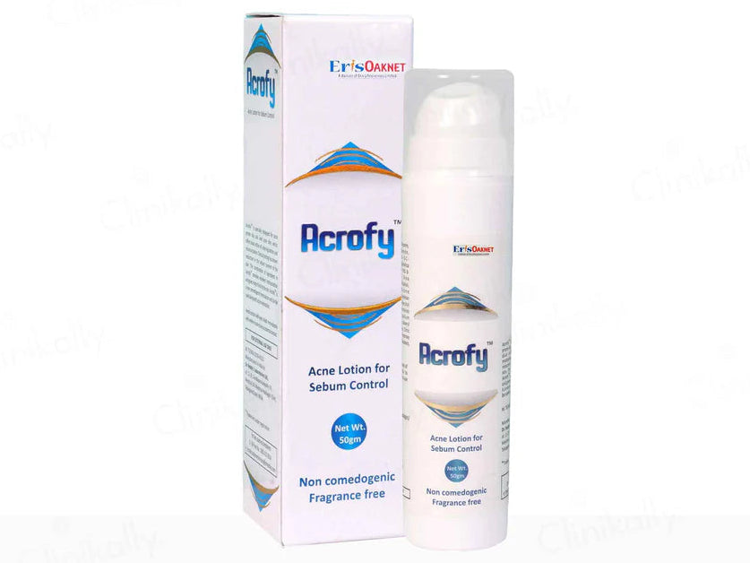 acrofy acne lotion non comedogenic