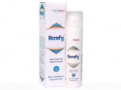 acrofy acne lotion non comedogenic