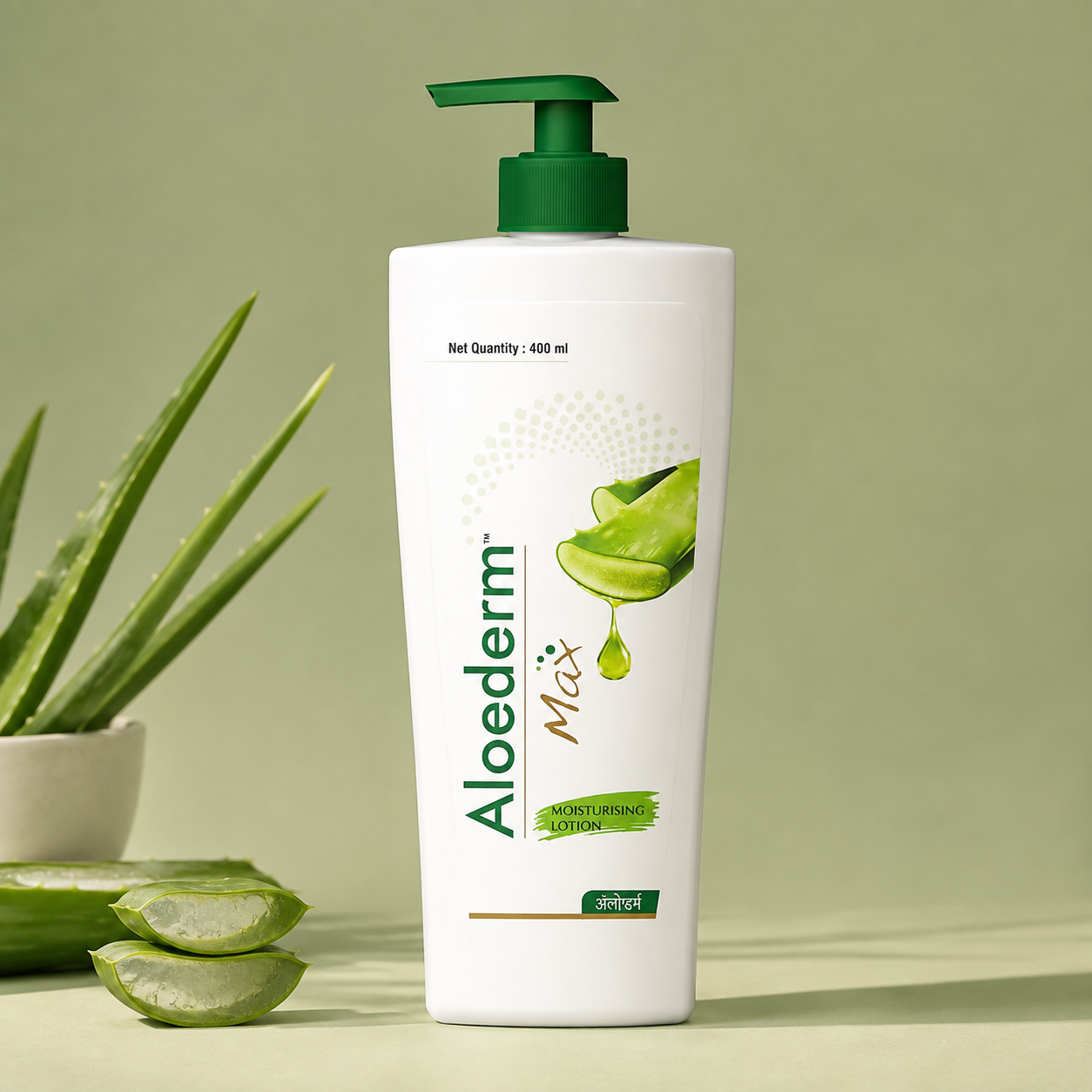 Aloederm Max Moisturising Lotion (400ml)