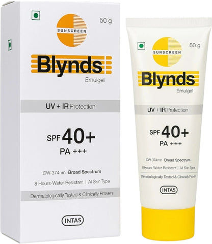 Blynds Emulgel Sunscreen SPF 40+ PA+++ (50gm)