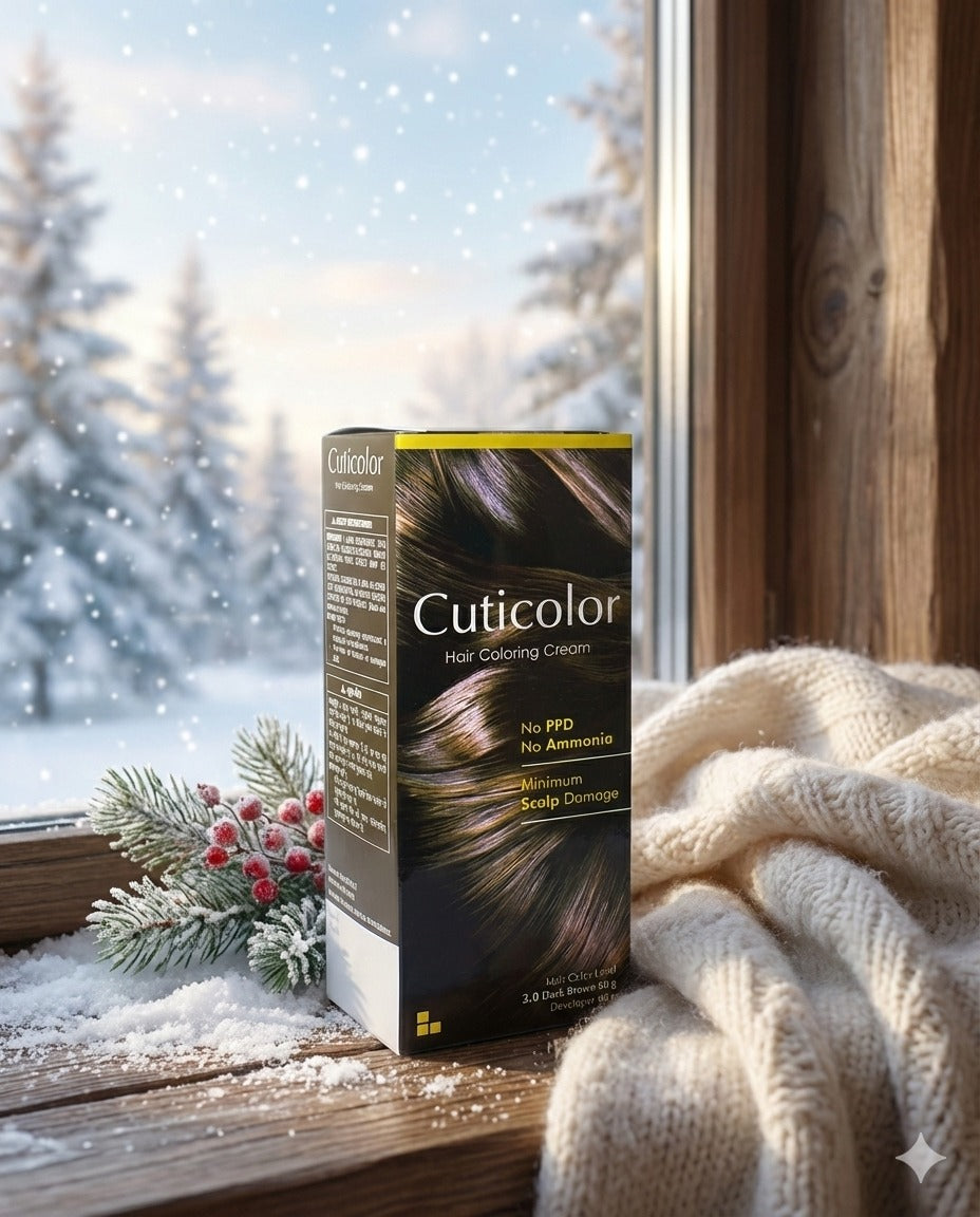 Cuticolor Hair Color Cream (Dark Brown 3.0)