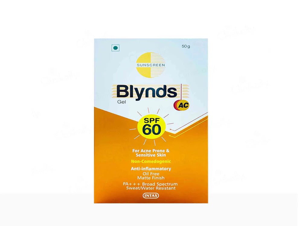 Blynds AC Sunscreen Gel SPF 60+ PA+++ (50gm)
