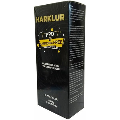 Harklur Hair Color Cream With No PPD And Ammonia | Black Hair Dye - Black Color Skinluv.in