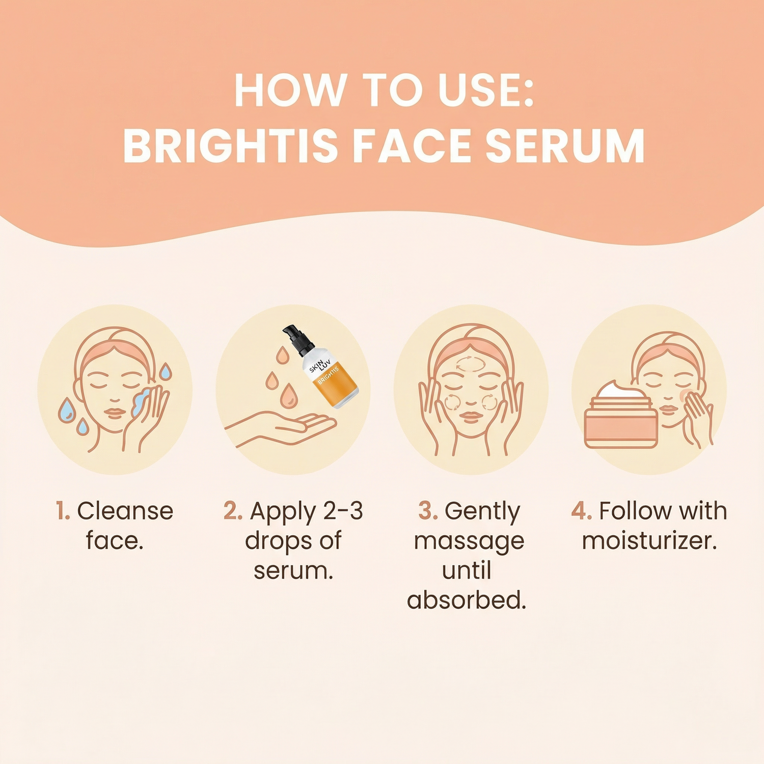 SKINLUV BRIGHTIS Vitamin C + Niacinamide Glow Boosting Face Serum 30ml