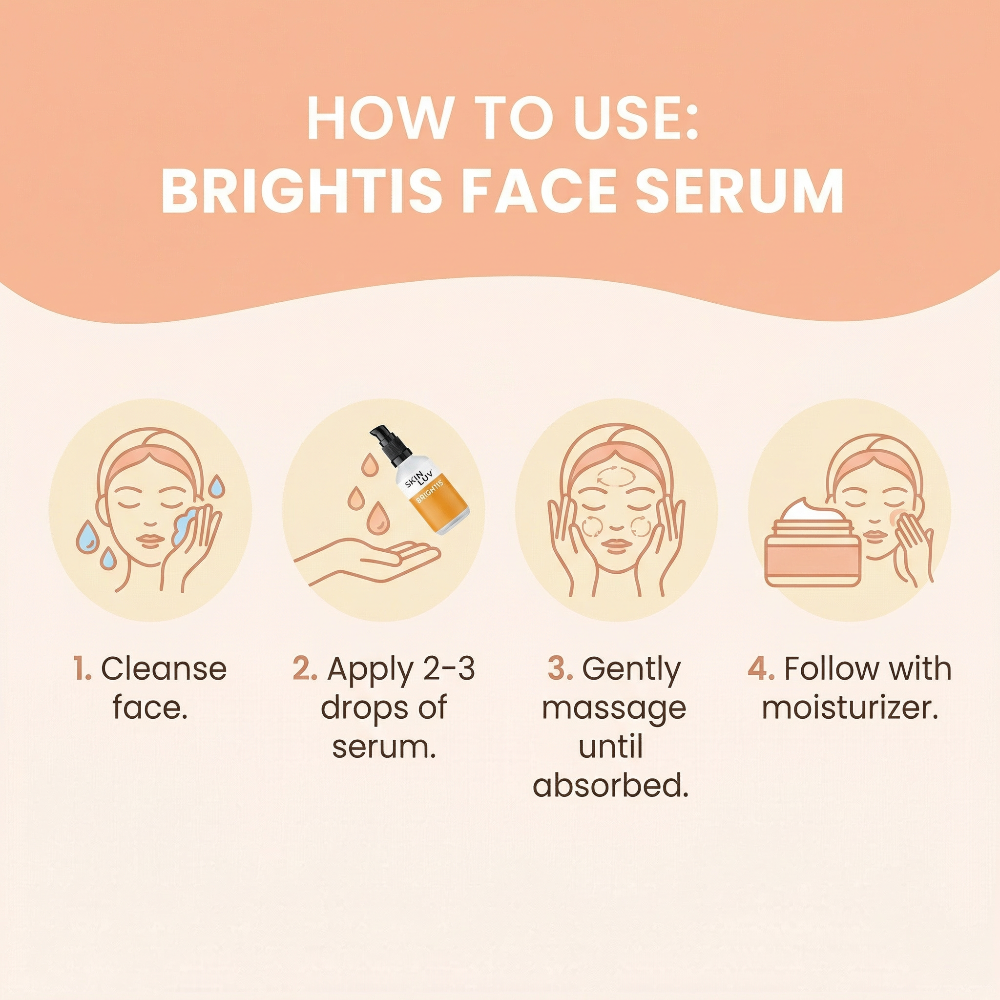 SKINLUV BRIGHTIS Vitamin C + Niacinamide Glow Boosting Face Serum 30ml