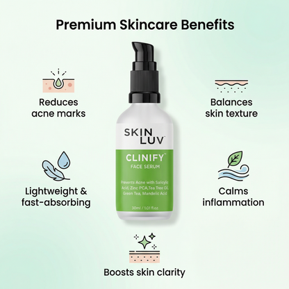 SKINLUV CLINIFY Salicylic acid -Anti Acne Face Serum 30ml