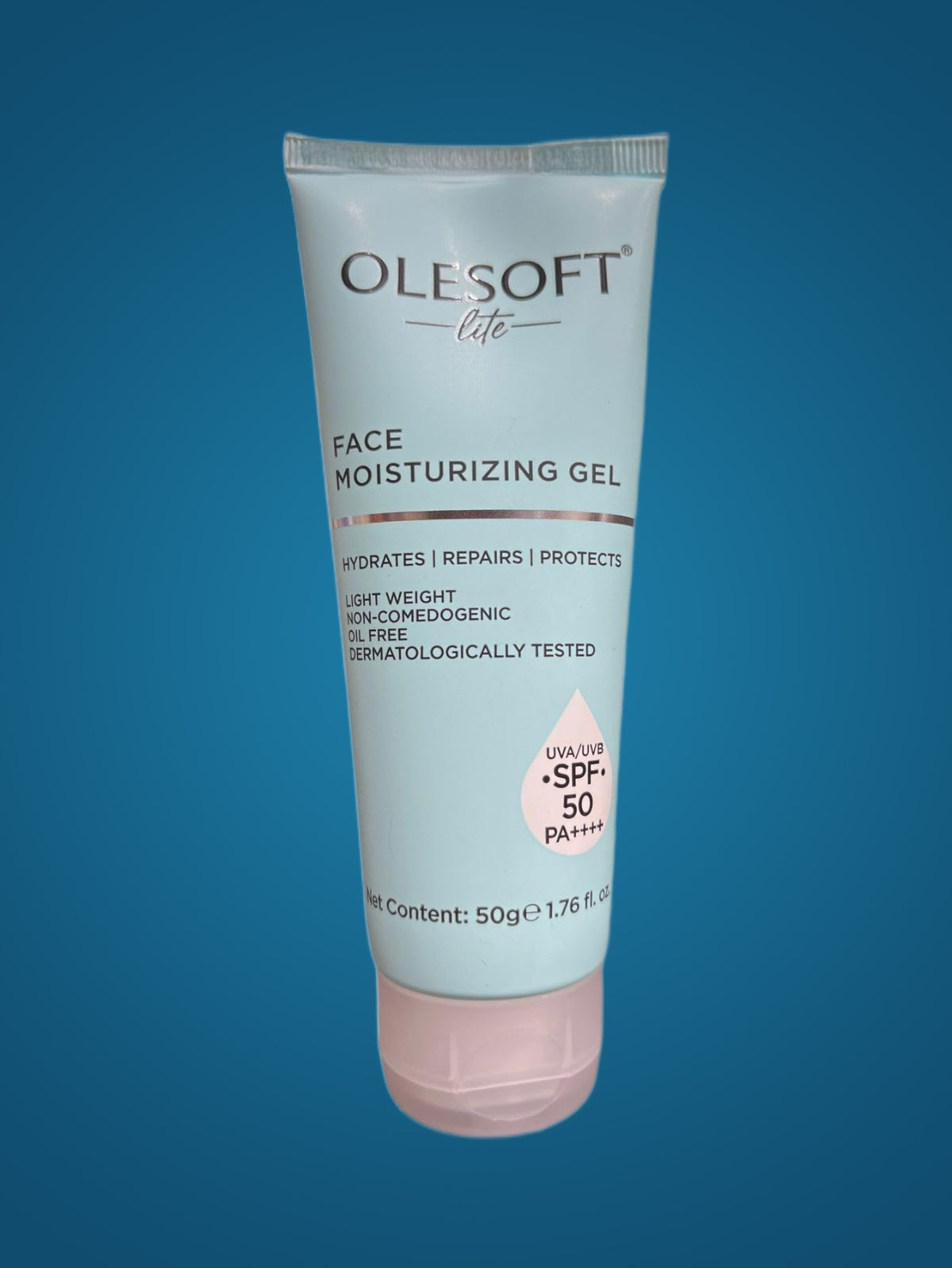 face moisturizing gel with uva/uvb spf 50 pa+++ protection