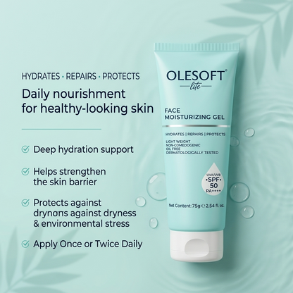 Olesoft Lite Face Moisturizing Gel SPF 50 (75gm)