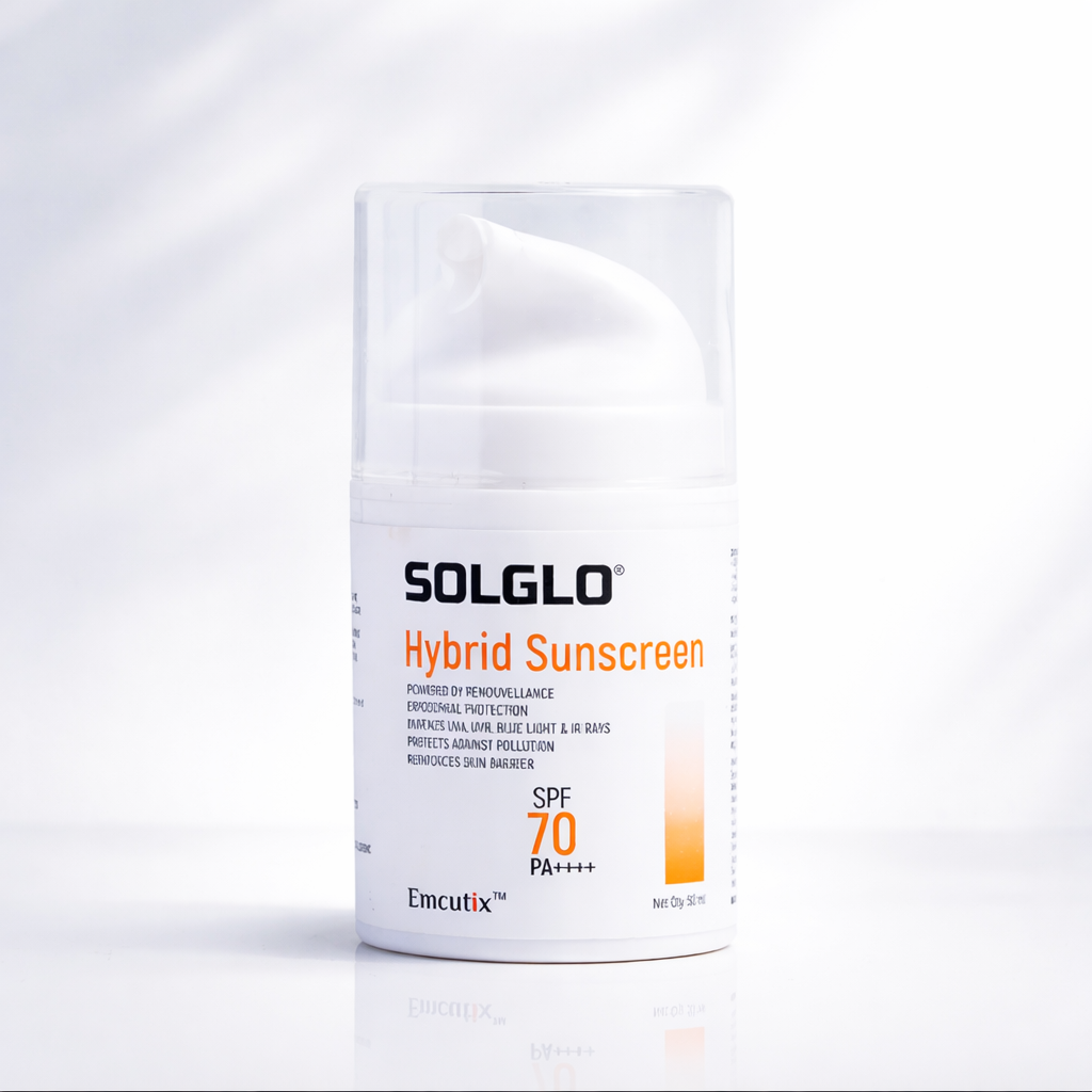 Solglo Hybrid Sunscreen SPF 70 PA++++ (50 ml)