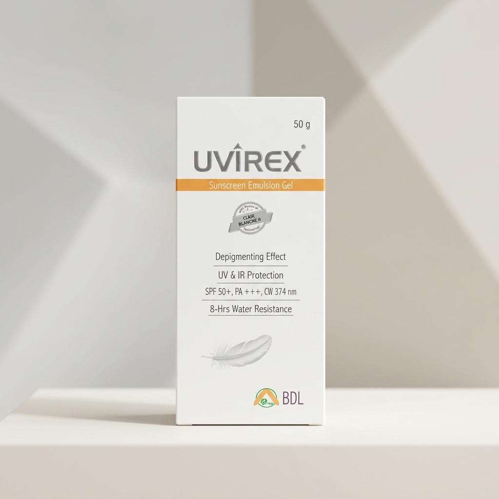 Uvirex Sunscreen Emulsion Gel SPF 50+ PA+++ 50g