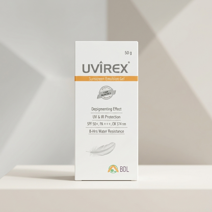 Uvirex Sunscreen Emulsion Gel SPF 50+ PA+++ 50g