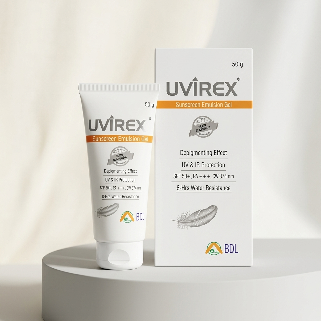 Uvirex Sunscreen Emulsion Gel SPF 50+ PA+++ 50g