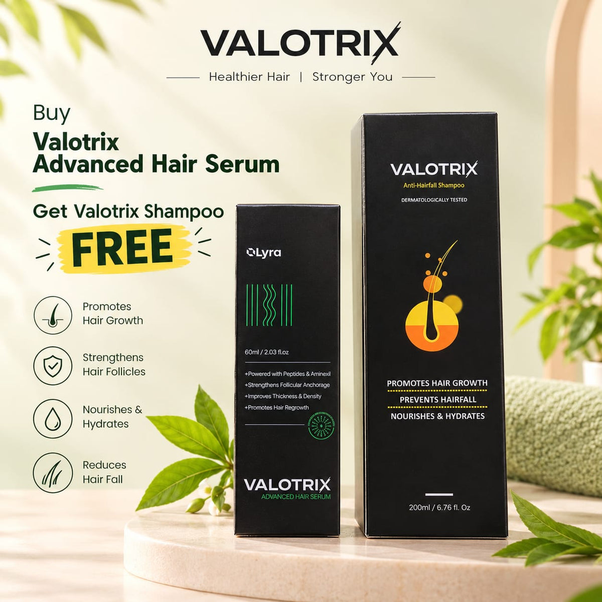 Valotrix Advanced Hair Serum (60ml)