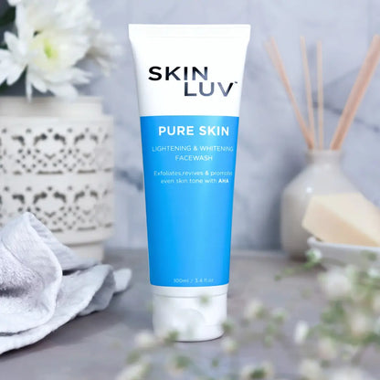 SKINLUV Pure Skin Lightning &amp; Whitening Facewash 100ml Skinluv.in