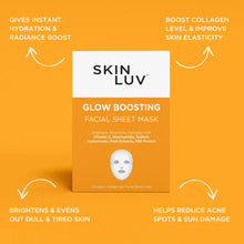Load image into Gallery viewer, SKINLUV Glow Boosting Facial Sheet Mask - (Pack Of 3)
