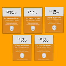 Load image into Gallery viewer, SKINLUV Glow Boosting Facial Sheet Mask - (Pack Of 3)
