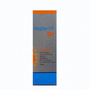 Aloglow UV Sunscreen Aqua Gel - SPF 50 PA+++ (50 g) - Skinluv.in