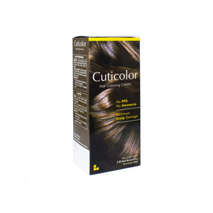 Cuticolor Hair Color Cream (Dark Brown 3.0) - Skinluv.in