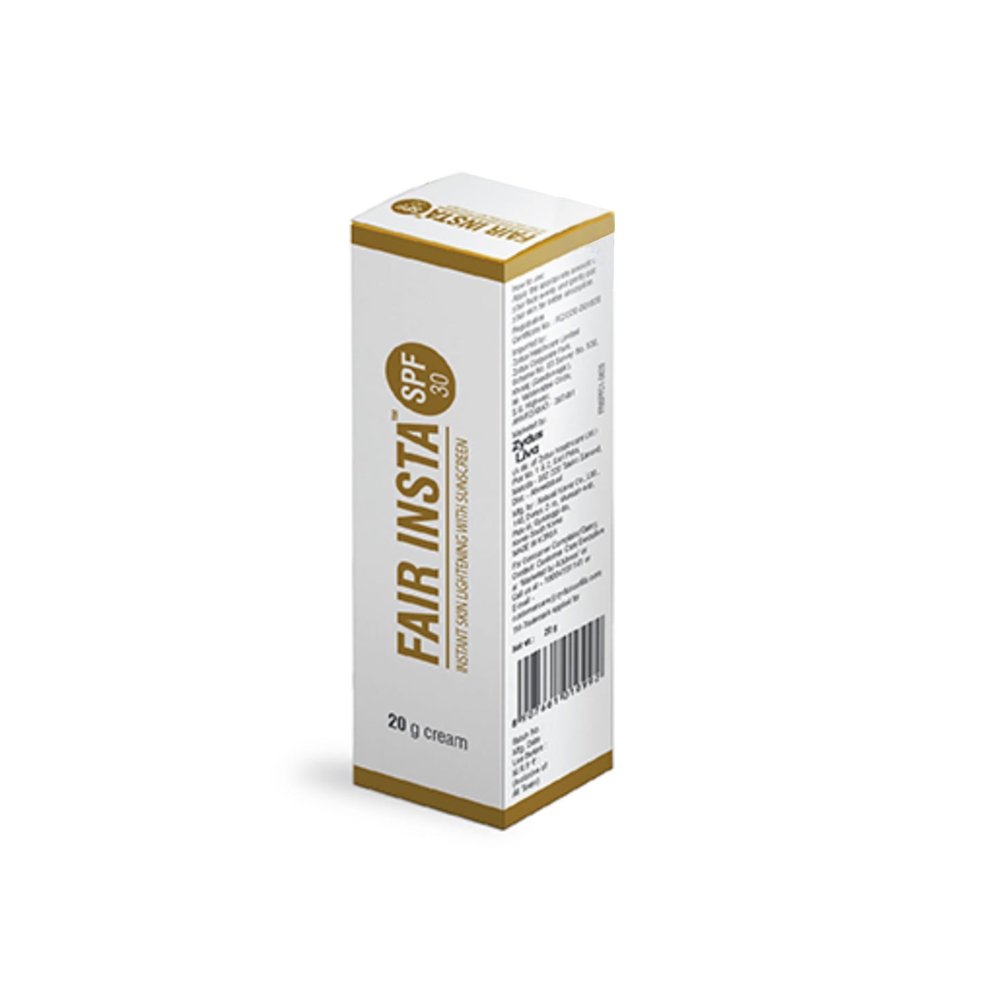 FAIR INSTA SPF 30 INSTANT SKIN LIGHTENING WITH SUNSCREEN - Skinluv.in