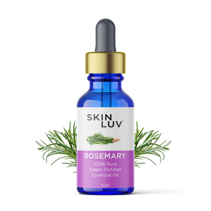 SKINLUV 100% Pure Organic Rosemary Essential Oil Steam Distilled Hair Loss & Radiant Skin - Skinluv.in