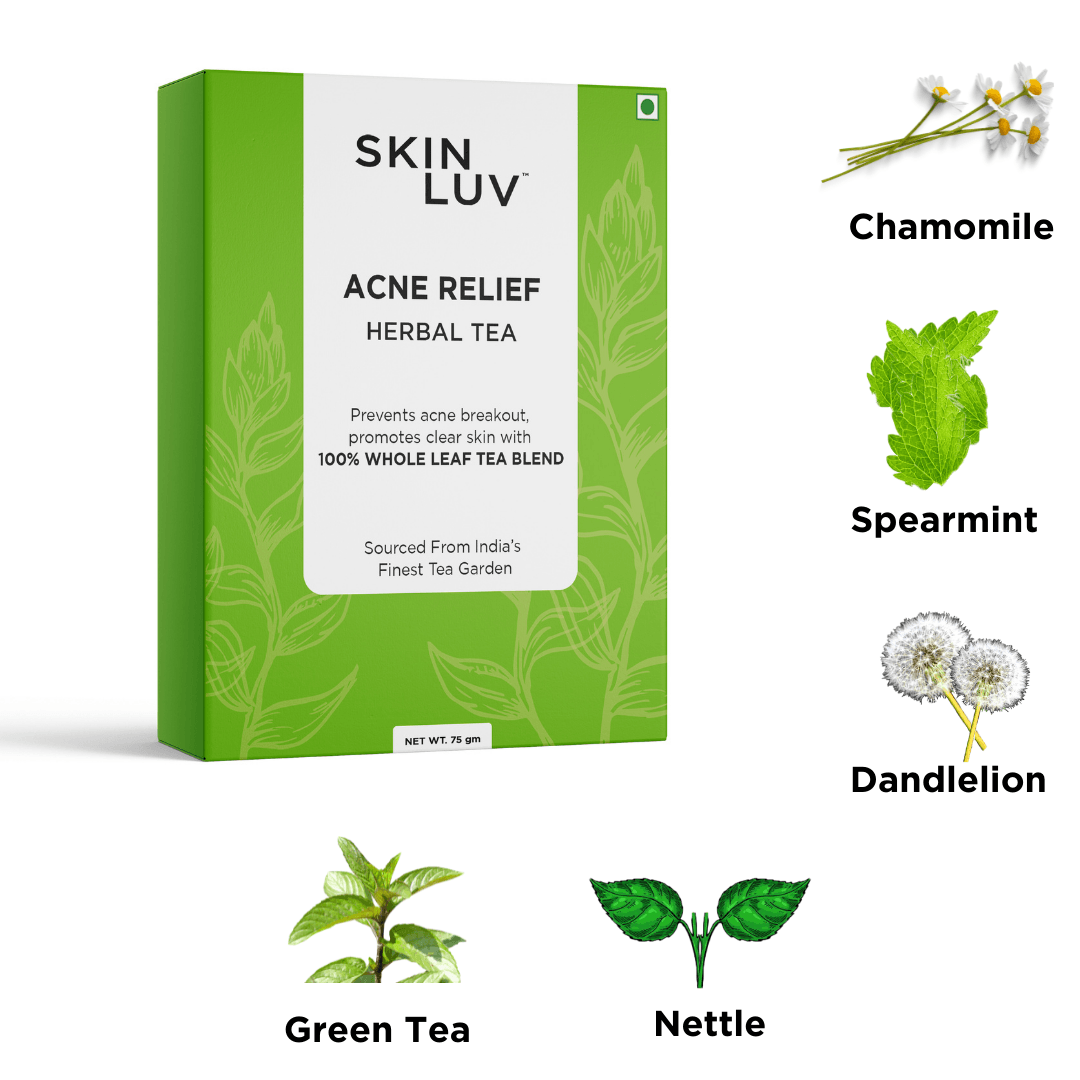Skinluv Acne Relief Herbal Tea 75gm - Skinluv.in