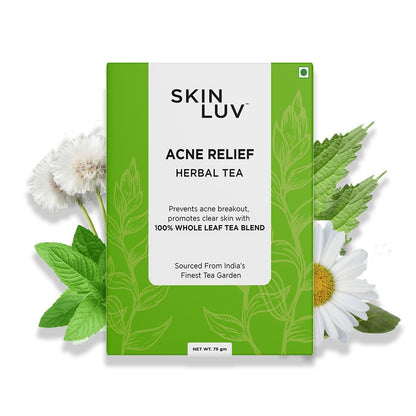 Skinluv Acne Relief Herbal Tea 75gm - Skinluv.in