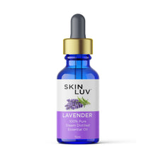 Load image into Gallery viewer, SKINLUV Lavender 100% Pure Steam Distilled Essential Oil 15 ml - Skinluv.in
