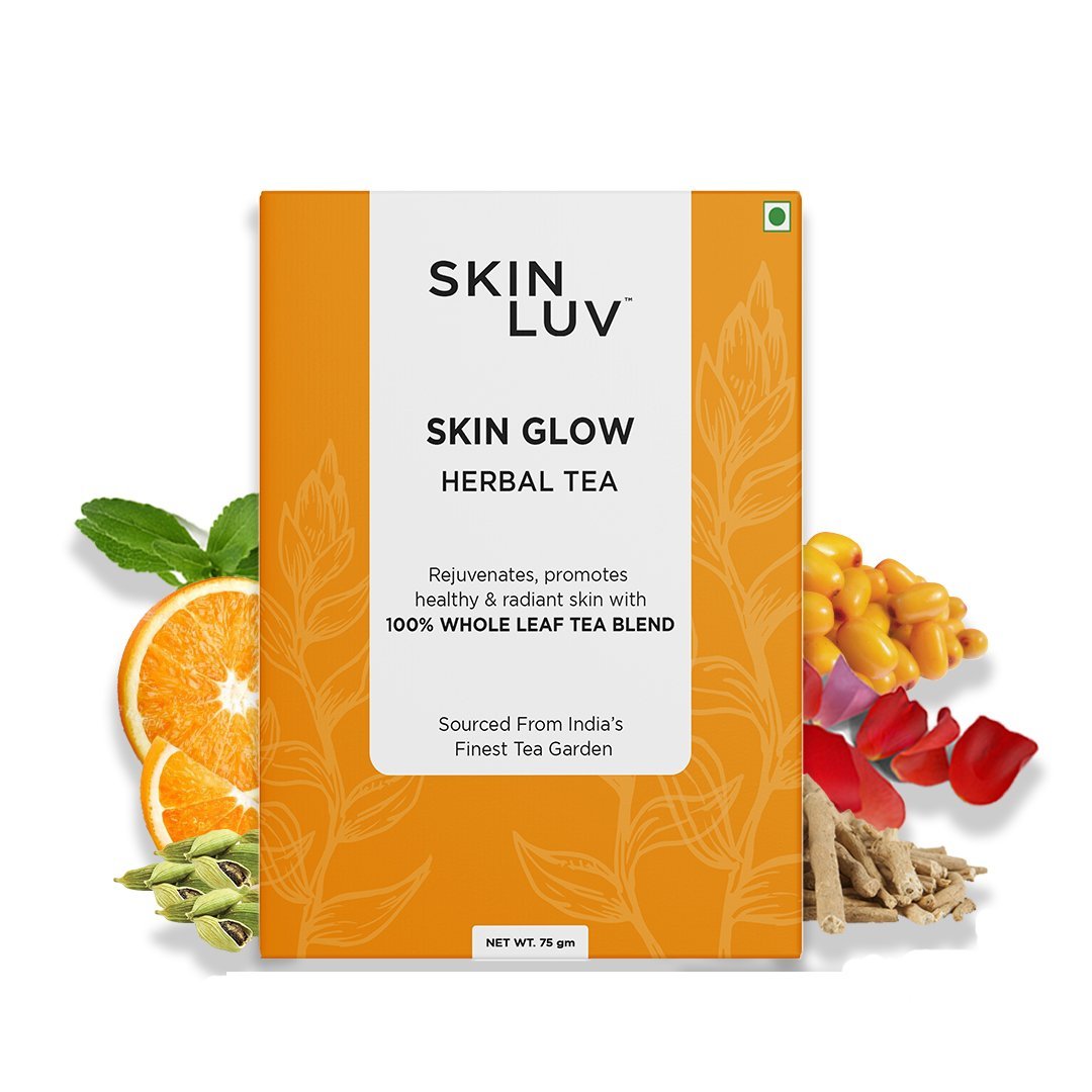 Skinluv Skin Glow Herbal Tea 75gm - Skinluv.in