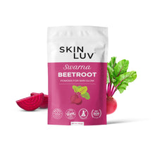Load image into Gallery viewer, SKINLUV Swarna Beetroot Powder For Skin Glow, 100% Pure &amp; Natural, Vegan, Chemical Free 100gm - Skinluv.in
