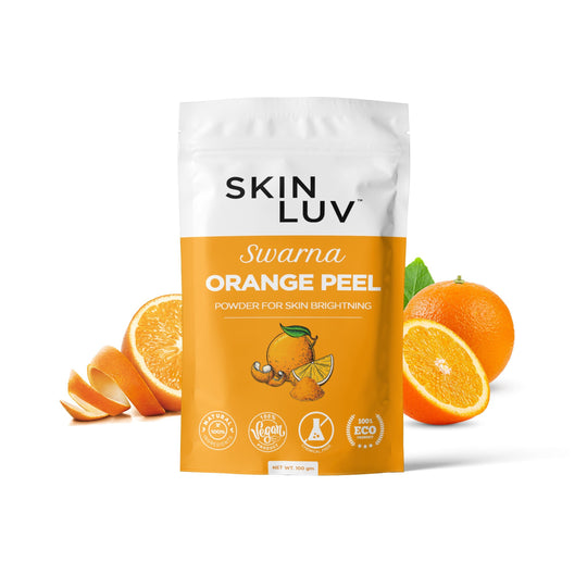 SKINLUV Swarna Orange Peel Powder For Skin Brightening, 100% Pure & Natural, Vegan, Chemical Free 100gm - Skinluv.in