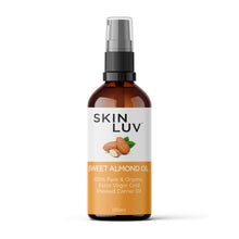 Load image into Gallery viewer, SKINLUV Sweet Almond Oil 100% Pure &amp; Organic Extra Virgin Cold Pressed Carrier Oil 100 ml - Skinluv.in
